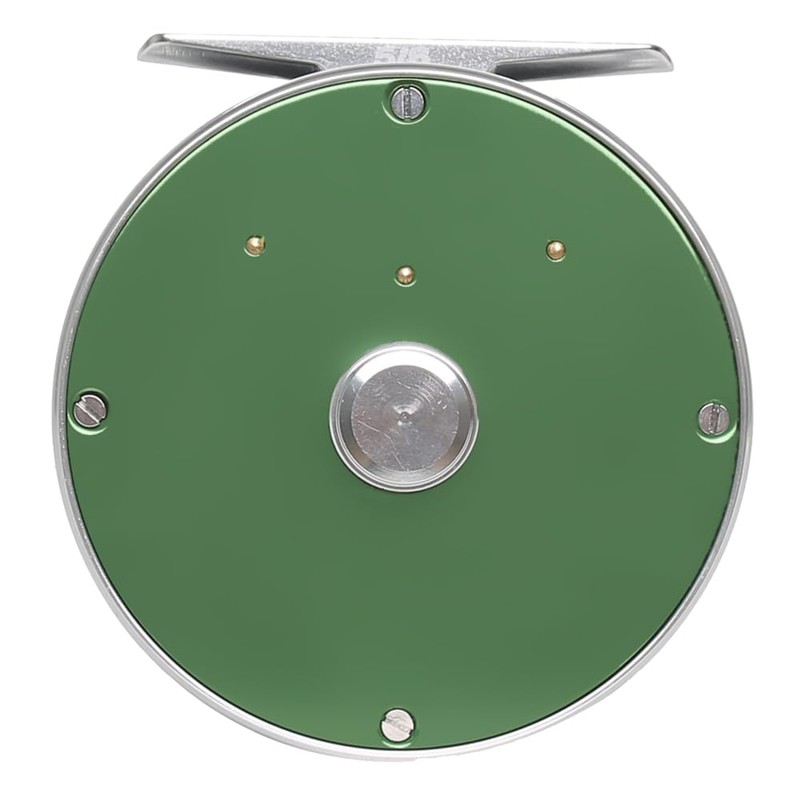 Vintage Classic Fly Fishing Reel,Right/Left Handle Position, Fly Reel (Green,