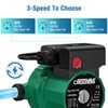 CrestWave Hot Water Recirculating Pump, 3-Speed-Control Recirculating Pump for Water
