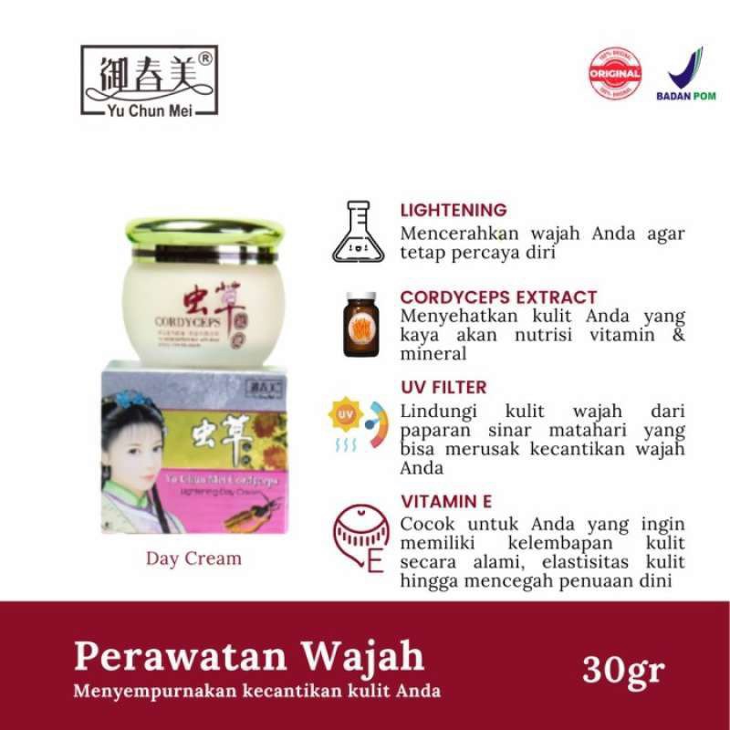 🍁LOCAL SHIP🍁Yu CHUN MEI CORDYCEPS Lightening Day Cream | Night