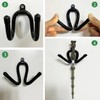 AUXPhome 6 Pack Universal Mini Adjustable Wall-Mounted Wizard Wand Display