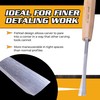 High-Quality Wood Carving Tools Set of 4 Fishtail Chisels and