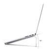 Mipcase Aluminum Alloy Laptop Stand Ventilated Ergonomic Riser Holder for