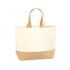 Westford Mill W452 Jute Base Canvas Tote XL, natural
