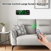 Fuloon Digital Wall Clock, LED Wall Clock with 13 Inch
