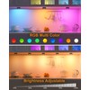 WILLED RGB Under Cabinet Lights,Rechargeable Puck Lights with Remote Control,