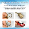beypovk for Mini Cooper Keychain, Creative 3D Car Model Rhinestone