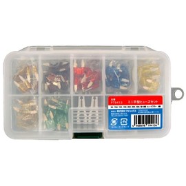 Fujix [huzikkusu] Mini Flat Fuse Set Puller with 2 Pcs 5 – Amp Each 10 Pieces [Number] PT9413 