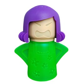 PARFINER Microwave Cleaner Angry Mama Easy Steam Cleans with Vinegar and Water for Home and Kitchens