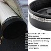 RULLINE 4 PCS 6" Flexible PVC Cap with Stainless Steel