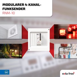 Extra Free 4 Channel Radio Transmitter RNM Foldable Modular QTY: 1