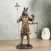 Veronese Design 10 5/8 Inch Anubis Holding Ankh Staff and