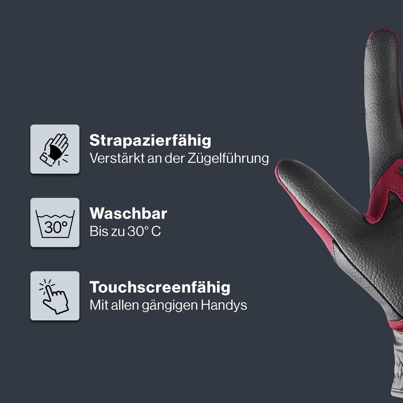 Uvex ventraxion Plus - Flexible Riding Gloves for Men and