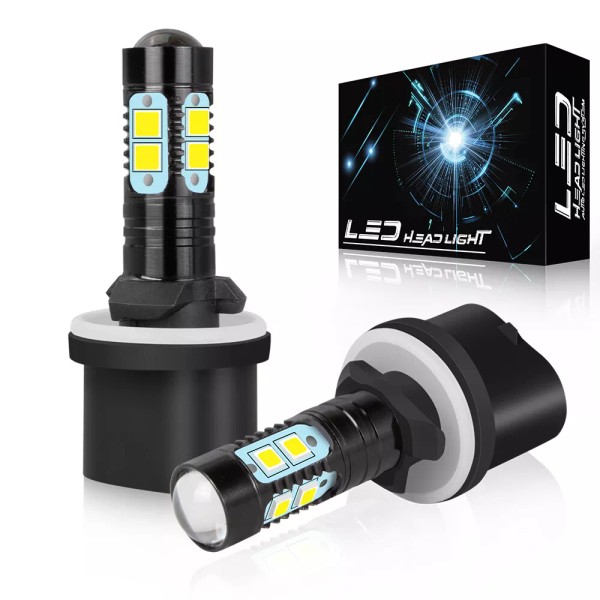 SHENKENUO 2x 880 LED Fog Light Bulbs For Chevy Trailblazer