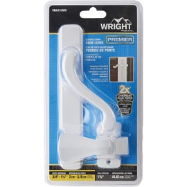 Wright Products - Bayfield Surface Lever Mount Latch for Screen and Storm Doors, Black (Transitional, White)