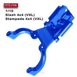 RCMYou Aluminum Front Bulkhead Upgrades Part for 1/10 Slash 4x4 VXL/Stampede 4x4 VXL,Front Bulkhead Hops Up,Navy Blue