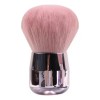 ZzDog Brocha Kabuki Redonda Suave Base Crema O Polvo Rosa