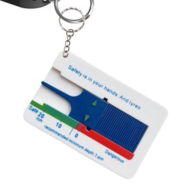 Tire Measure Tool Depth | Professional Depth Gauge Easy Reading Tire Measure | Thickness Ruler, High Precision Tread Measurement Tool for Motorcycle, Car