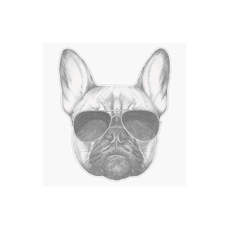 French Bulldog Sticker Decal Vinyl Bumper Stickers Waterproof 5"