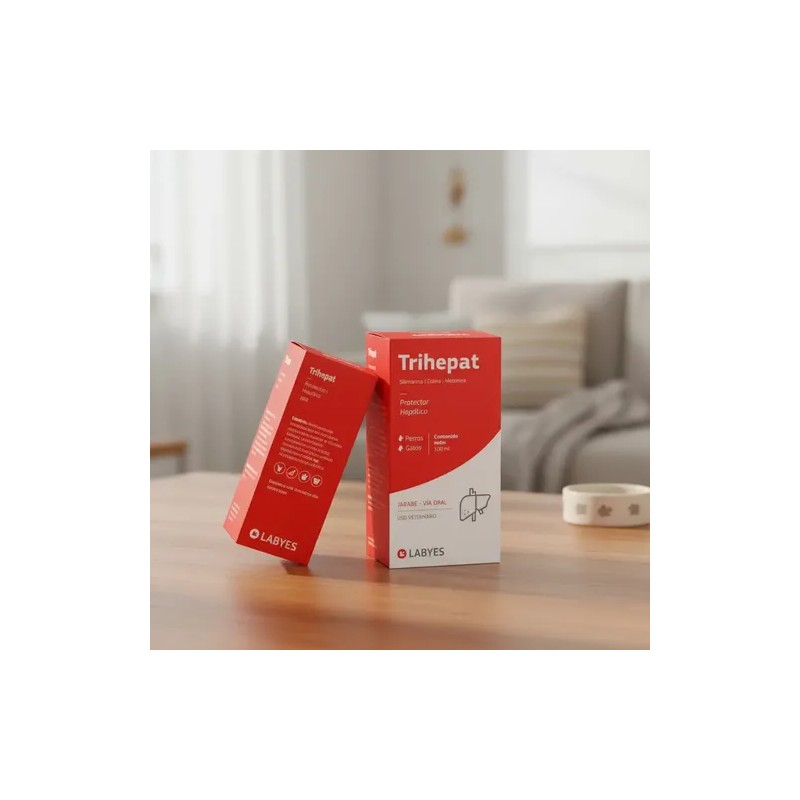 Trihepat Labyes 100 Ml Protector Hepático Perro Gato 2 Pack