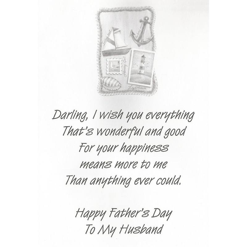 For My Husband On Father's Day (nautical)(F5)