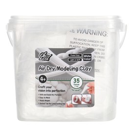 Chico Land Air Dry Modeling Clay – 35 Ounces White Clay, Soft & Light for Crafting and Sculpting
