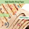 yeestone Birthday Wrapping Paper, 6 Pack Wrapping Paper, Recyclable Wrapping