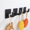 Adhesive Towel Hooks Wall Hooks Set Used for Hanging Coat,