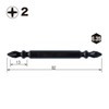 Vessel Double-Ended Sakisbo Bit with Magnet for Tapping Drill Screws