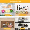 AmaQueen 2 Pcs Expandable Shelf Organizers for Cabinet Closet Cupboard,