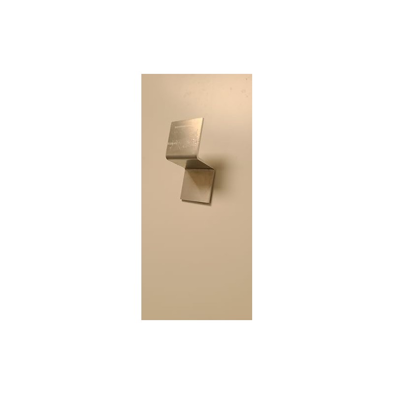 Z mounting Bracket 1x1x1x0.063 in Thick 5052-H32 Aluminum Without Fastener