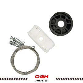 OGH Parts For Jaguar XK8 XKR Window Regulator Repair Kit with Clips Rear Right