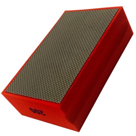 3.5" Handheld Polishing Pads for Concrete, Granite, and Marble, Wet or Dry, Electroplated, #200 Grit