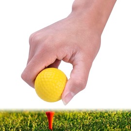 VORCOOL Practice Golf Balls PU Golf Balls, Indoor Outdoor Golf Training Aid Balls 6PCS