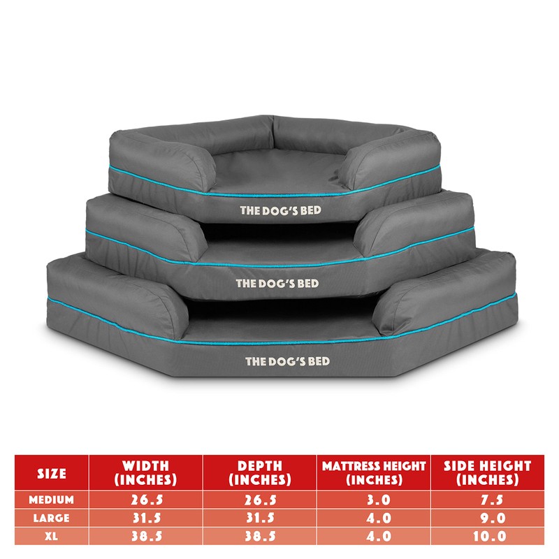The Dog’s Bed Orthopedic Memory Foam Corner Dog Bed, Oxford