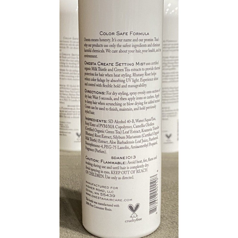 Onesta (3) PACK!!! ONESTA CREATE SETTING MIST TEXTURE FLEXIBLE HOLD