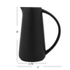 Bloomingville Black Stoneware Pitcher