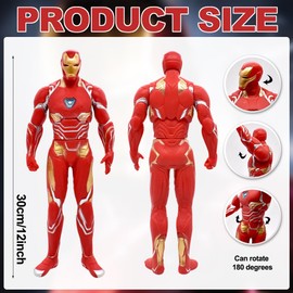 Action Figure Hero Character Model, Cartoon Anime Figures Model Toy, 30 cm Anime Statue Desktop Ornaments, Action Figures with Movable Limbs, Collectible Figure Toy, Children's Birthday Gift -D