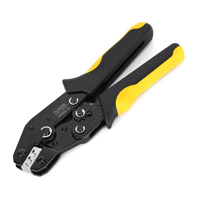 Crimping Tool 24‑16AWG High‑End Terminal Ratchet Pliers PVC + Steel
