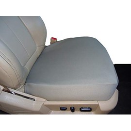 Car Console Covers Plus Made in USA Neoprene Bucket Seat Cover Designed to fit All Ford Expedition 2010-2022 Gray