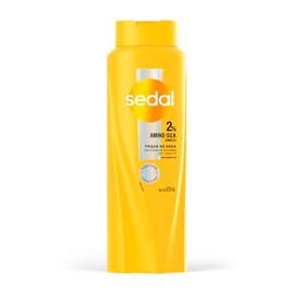 Sedal Shampoo Toque de Seda, 2% Amino-Silk Complex. 100 h de Suavidad en 1 min*. Cabello 100% más Sedoso. Control del Frizz*, 620 mL