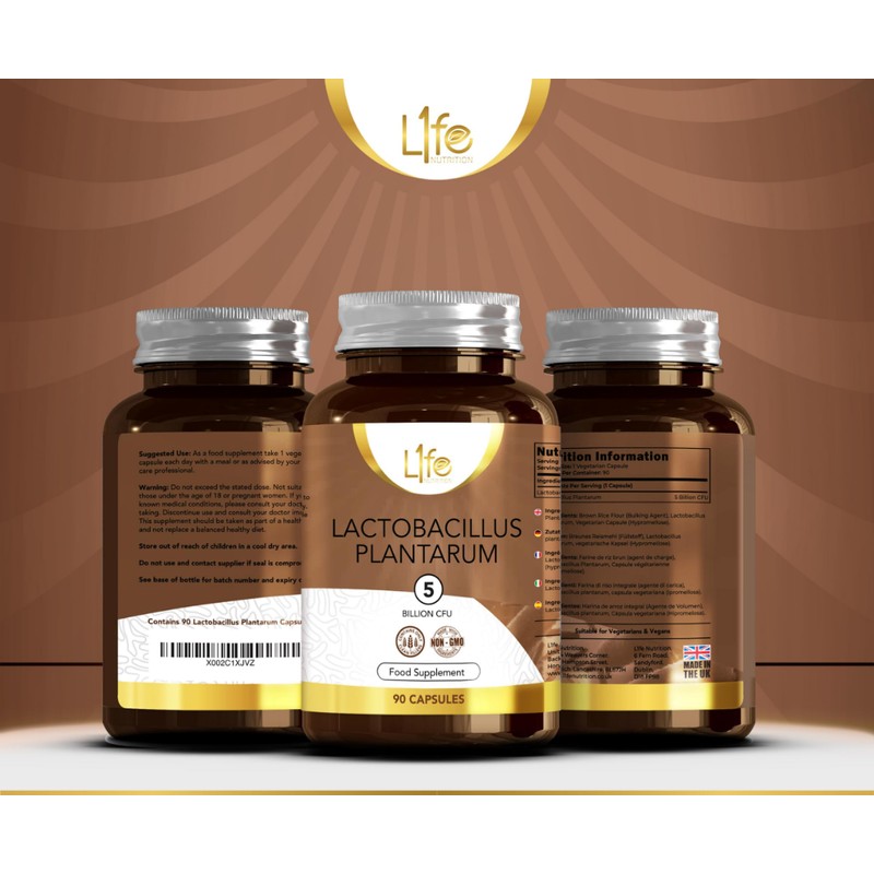 LN Lactobacillus Plantarum | 90 L-Plantarum Capsules - 5 Billion