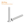 sourcing map M5x60mm Oval Head Phillips Machine Screws, 25pcs 304