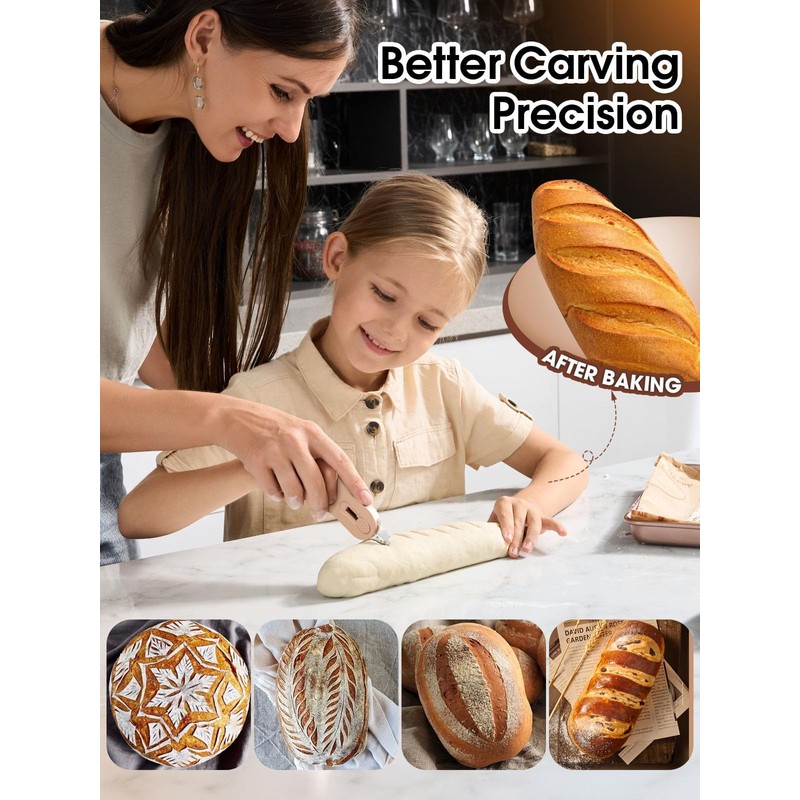 Bread Lame, Extractable & Magnetic Bread Lame Dough Scoring Tool
