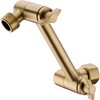 TRUSTMI 4 Inch Brass Shower Arm Adjustable Height Shower Head