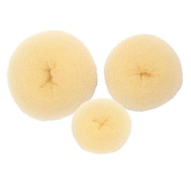 3Pcs Hair Donut Bun Maker Set Chignon Hair Doughnut Shaper Bun Updo Hair Styling Accessories for Women Girls Large+Middle+Small