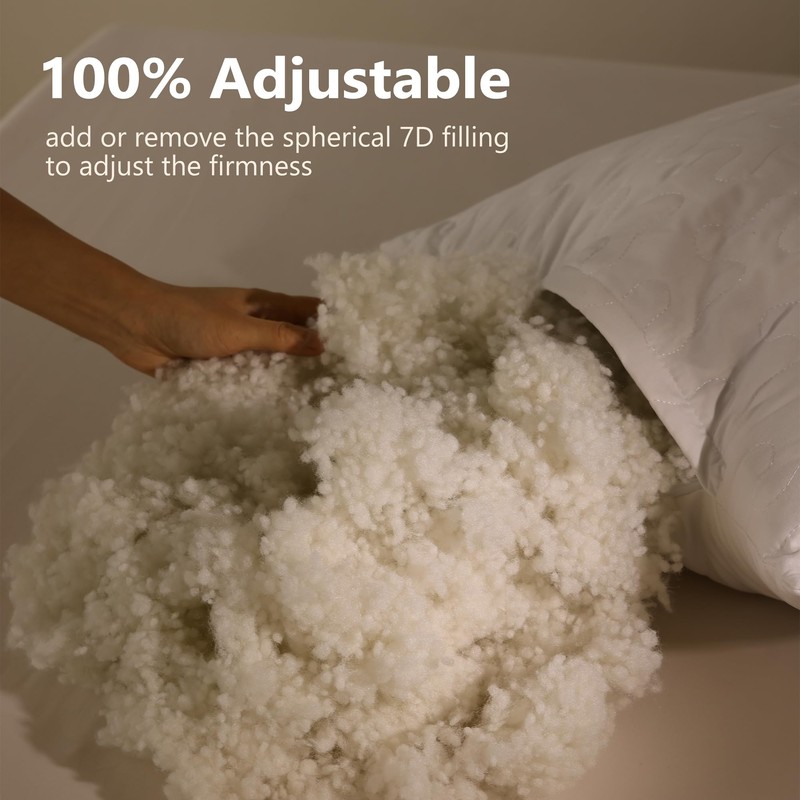 Shatex Extra Firm Pillow Standard Size 26 x 20 inch,