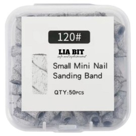 BESSIE Leabit mini sanding banding 120 grit 50p, 1 piece, gray / BESSIE 리아비트 미니 샌딩밴딩 120방 50p, 1개, 그레이