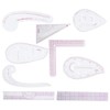 9Pcs/Set Sewing Ruler Set Multifunctional Curve Stick Tailor Measuring Accessories
