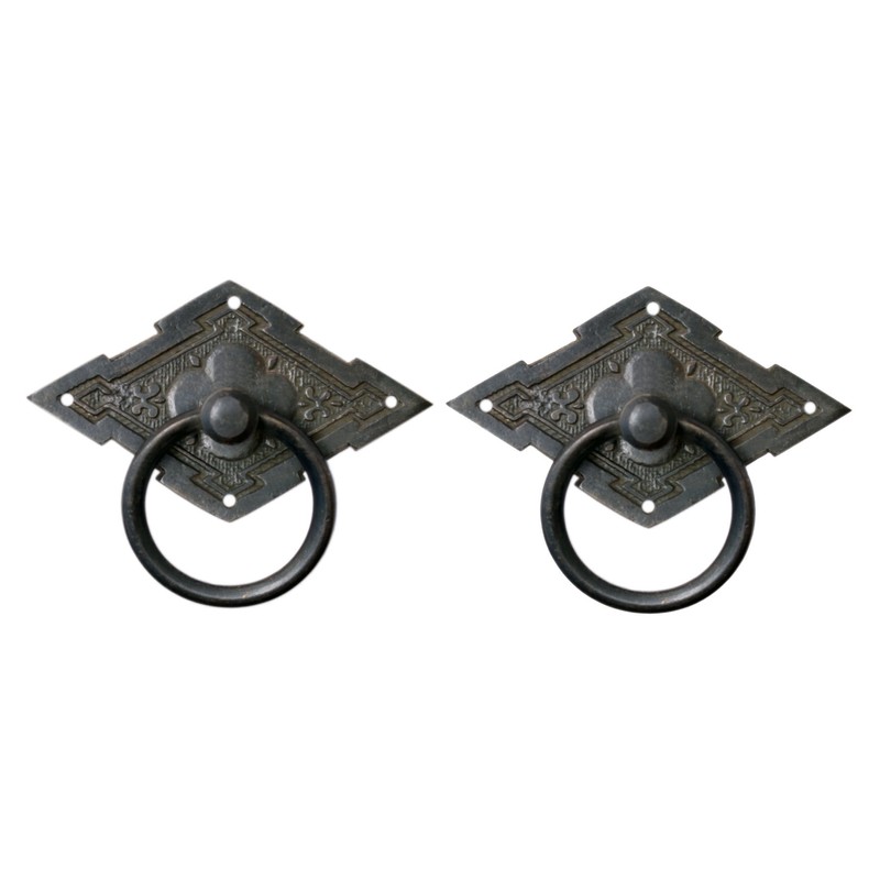 Nesha Design Components Eastlake Style Ring Pulls for Cabinets and