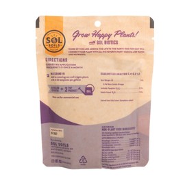 Sol Soils Sol Biotics Monthly Myco - Mycorrhizal Fungi with Beneficial Bacteria (Bacillus Species) to Support Root Health, & Overall Plant Vigor - Ultra Concentrated Mycorrhizae for Plants - 4oz